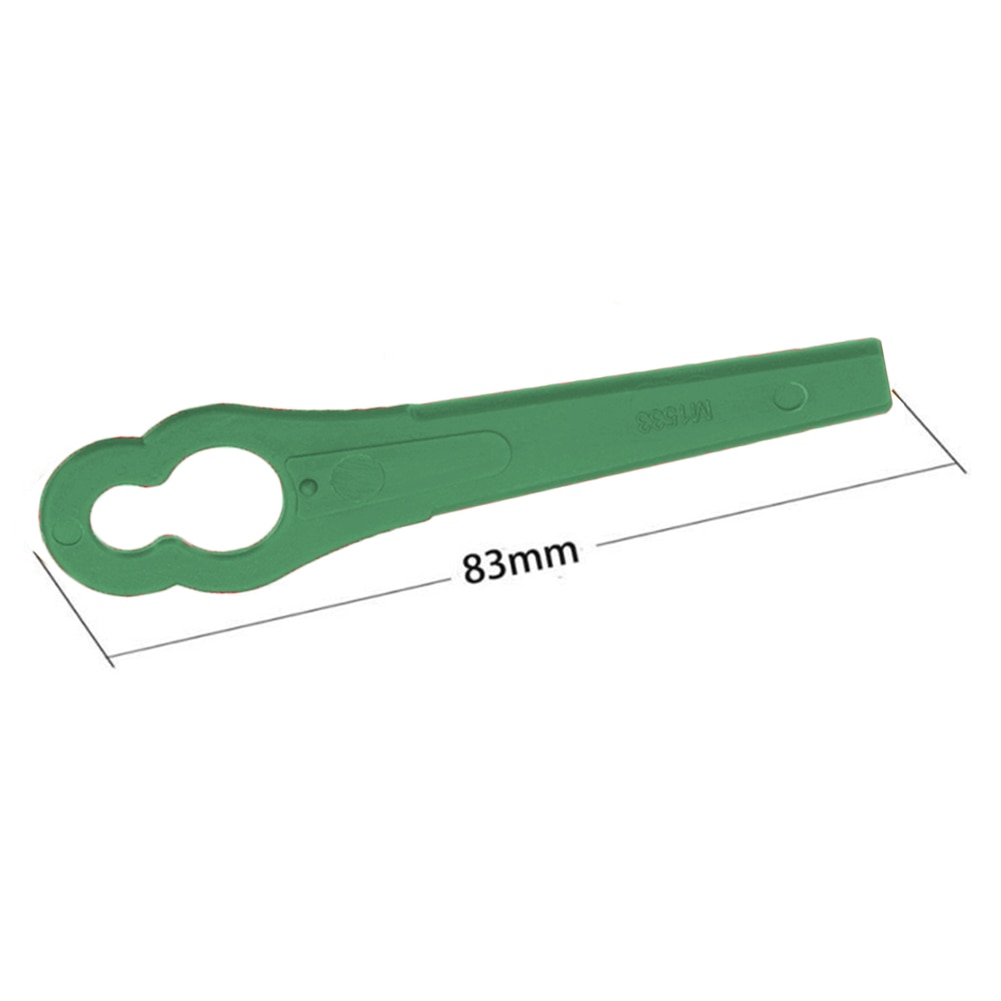 120Pcs Lawn Mower Replacement Plastic Cutter Blades for Florabest Grass Trimmer Mower Blades Garden Tools