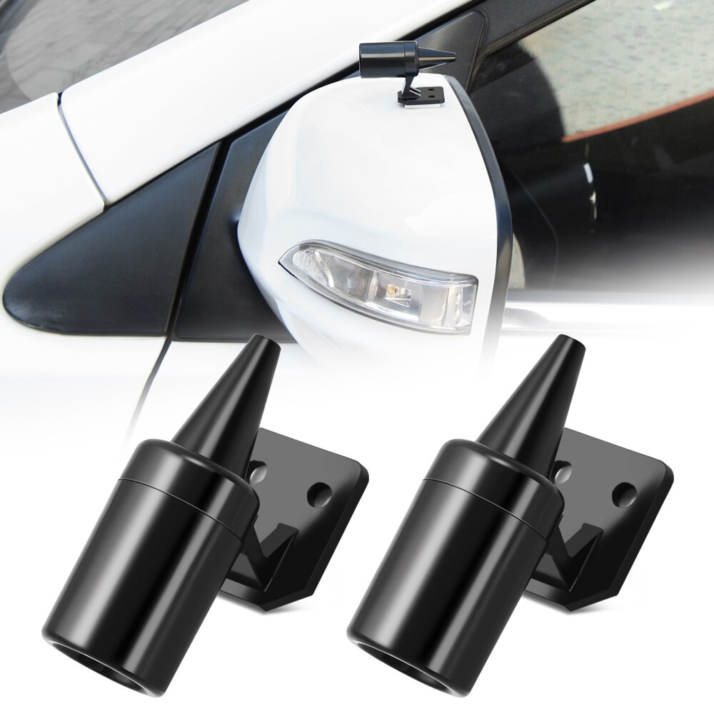 Animal Alert 2PCS Car Detachable Ultrasonic Deer Snake Alert Sound Alarm Wind Power Animal Repeller