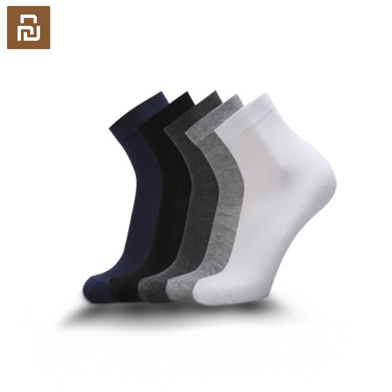 5Stck Neue Youpin Herbst Winter Feuchtigkeit wicking socke Baumwolle Socken Plus Größe Schwarz Geschäft Männer Socken Atmungsaktiv für Männliche