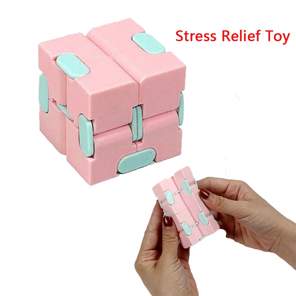 Antistress Speelgoed Kinderen Vingertoppen Decomprimeren Draagbare Lichtgewicht Magic Vierkante Fidget Speelgoed Stress Reliever Puzzel Speelgoed