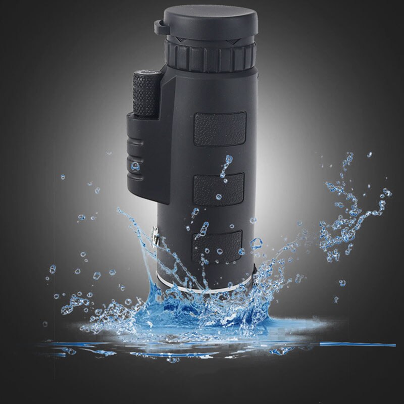 Telescoop Monoculaire 40X60 Zoom Monoculaire Verrekijker Clear Zwak Nachtzicht Pocket Telescoop Met Smartphone Houder Voor Camping