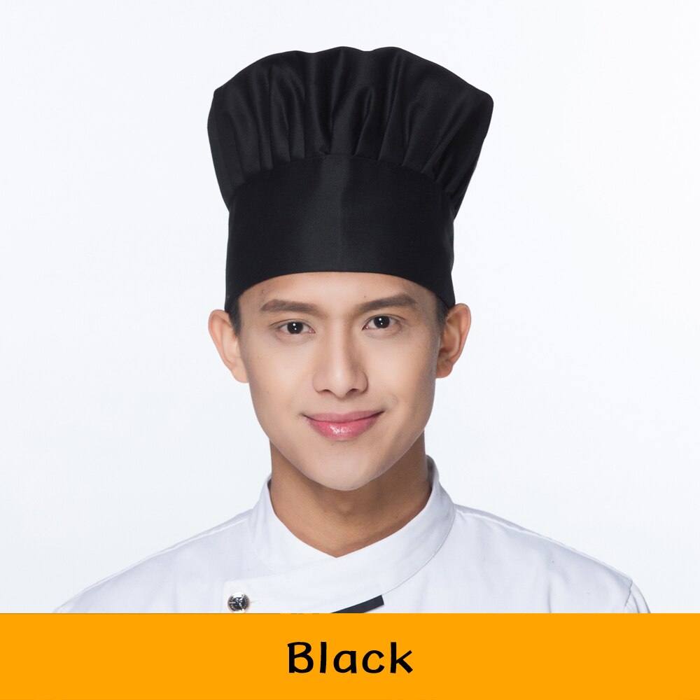 Food Service Chef Hat Cooking Adjustable Mushroom Cap Catering Elastic Kitchen Restaurant Hotel Catering Work Hat: 2