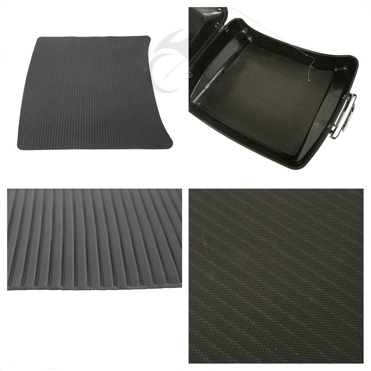 TCMT Gray Carpet Liner Insert For Harley Touring King Tour Pak Trunk (2014-2024)