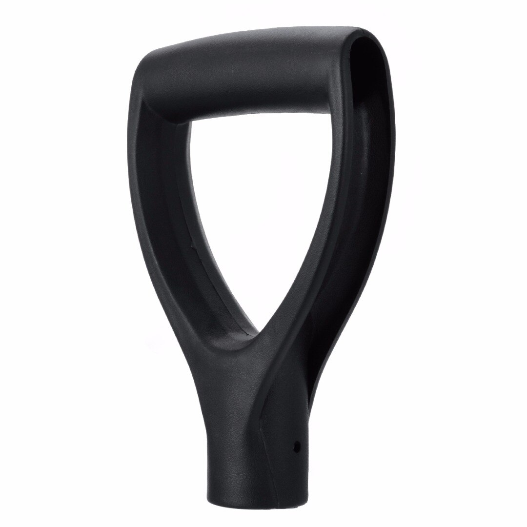 1pc plast scoop håndtag poly d greb håndtag græsplæne gård have snerydning spade gaffel skovl sort