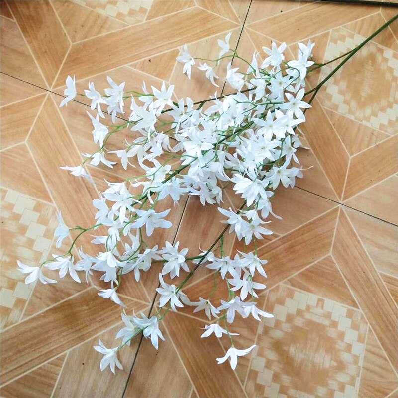 6 stk silke oncidium orkidé blomst gren dansende orkidé stilk til begivenhed bryllup træ dekoration kunstige dekorative blomster