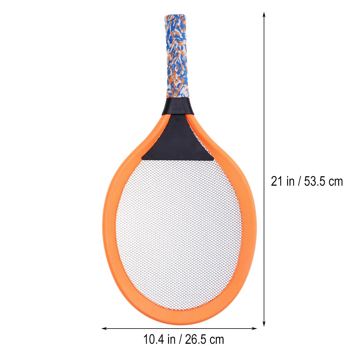 1 Pair Children'S Tennis Racket Kids Badminton Oval Rackets Game Props Badminton Racket Indoor And Outdoor Sports Workout