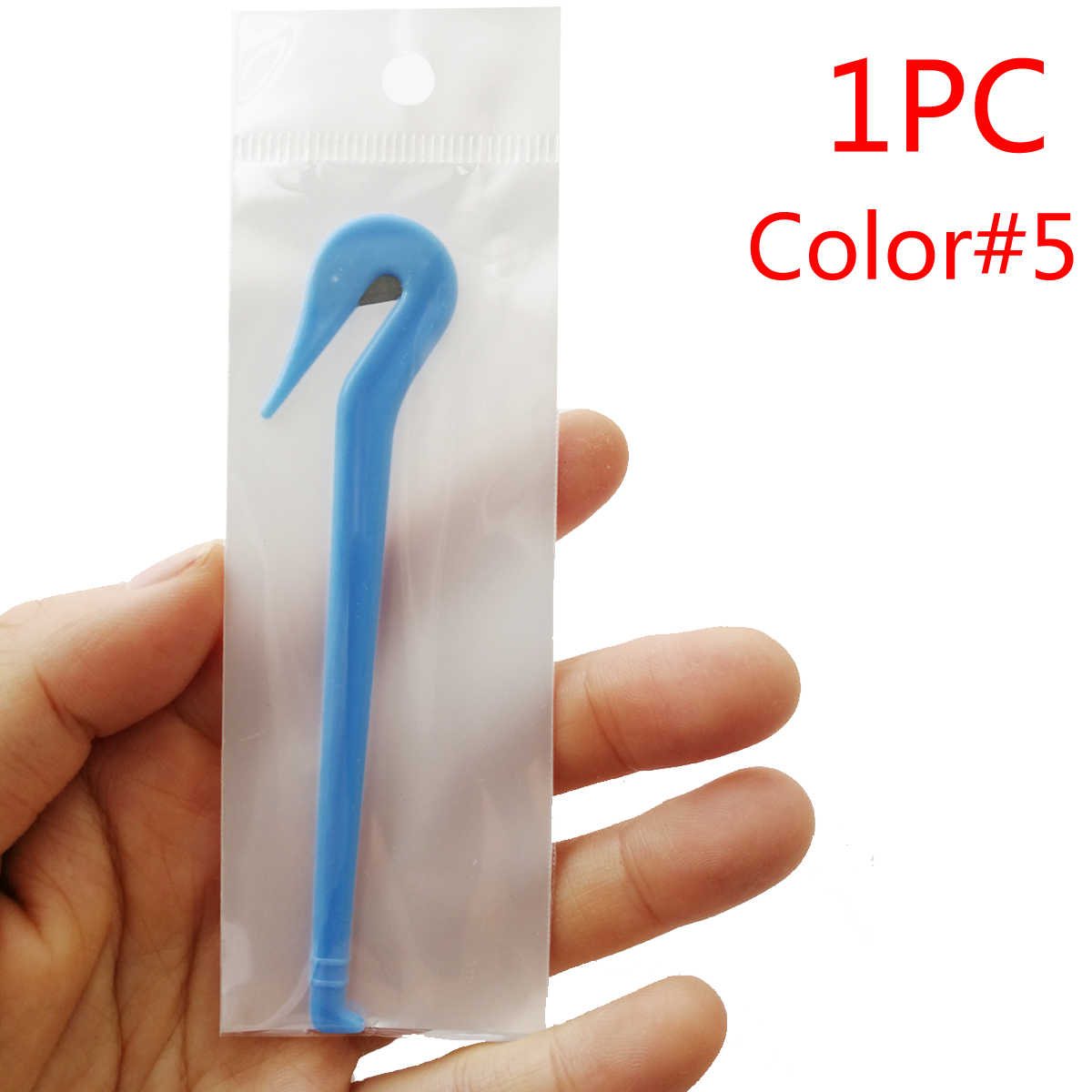 Cortador de goma de bandas para el cabello para niñas, herramienta de corte de bandas para la cabeza, removedor de corbatas, cuchillo de corte, herramienta de peinado de salón, 1 unidad: BLANCO