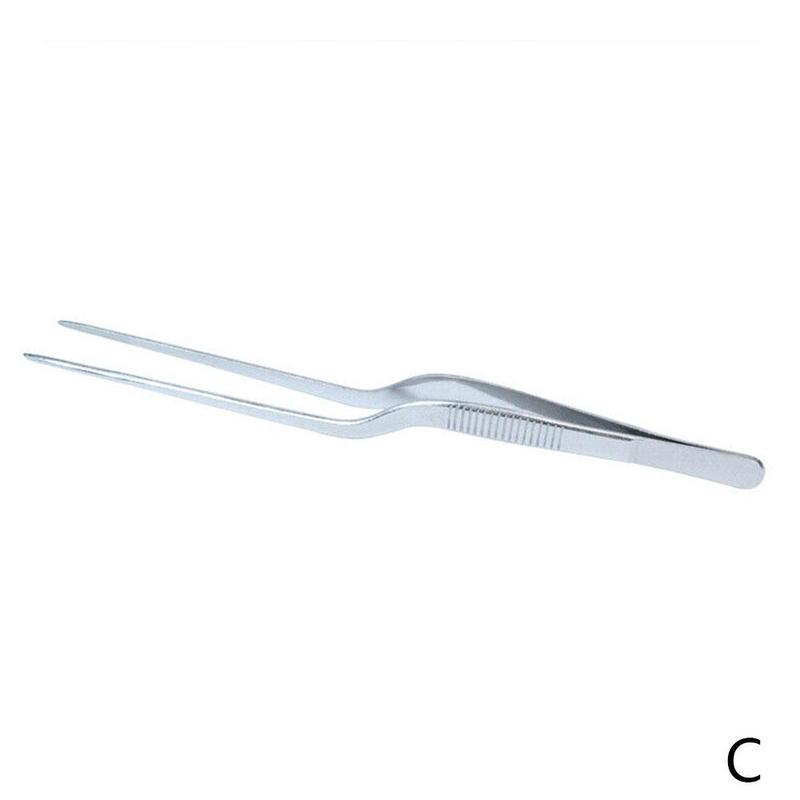 Kitchen Stainless Steel Swing Plate Tool Tweezers Molecular Cooking Western Food Cooking Dishes Tools Chef Art E3Z7: 20cm