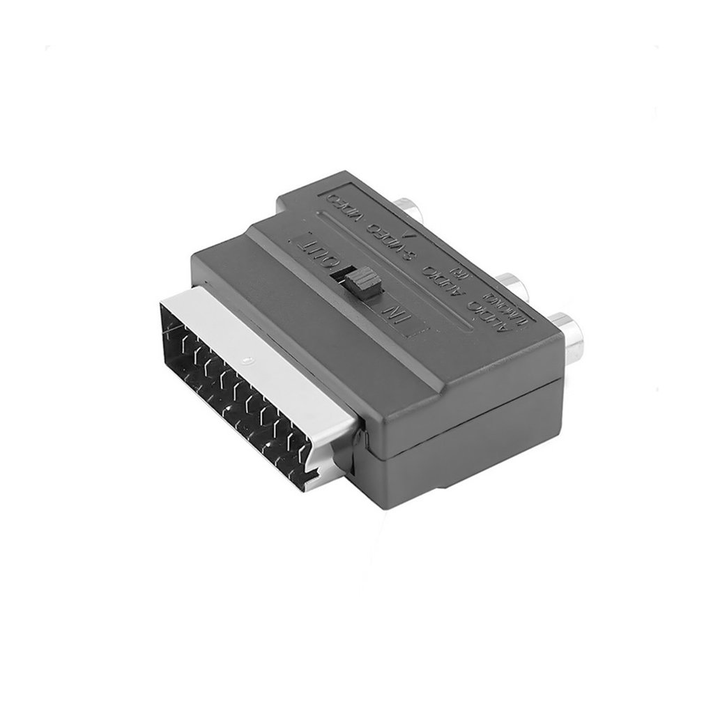 1.5M HDMI-compatible To 3Rca Scart Two-In-One Adapter Cable Male S-Video To 3 Rca Av Audio Cable 3 Rca Adapter