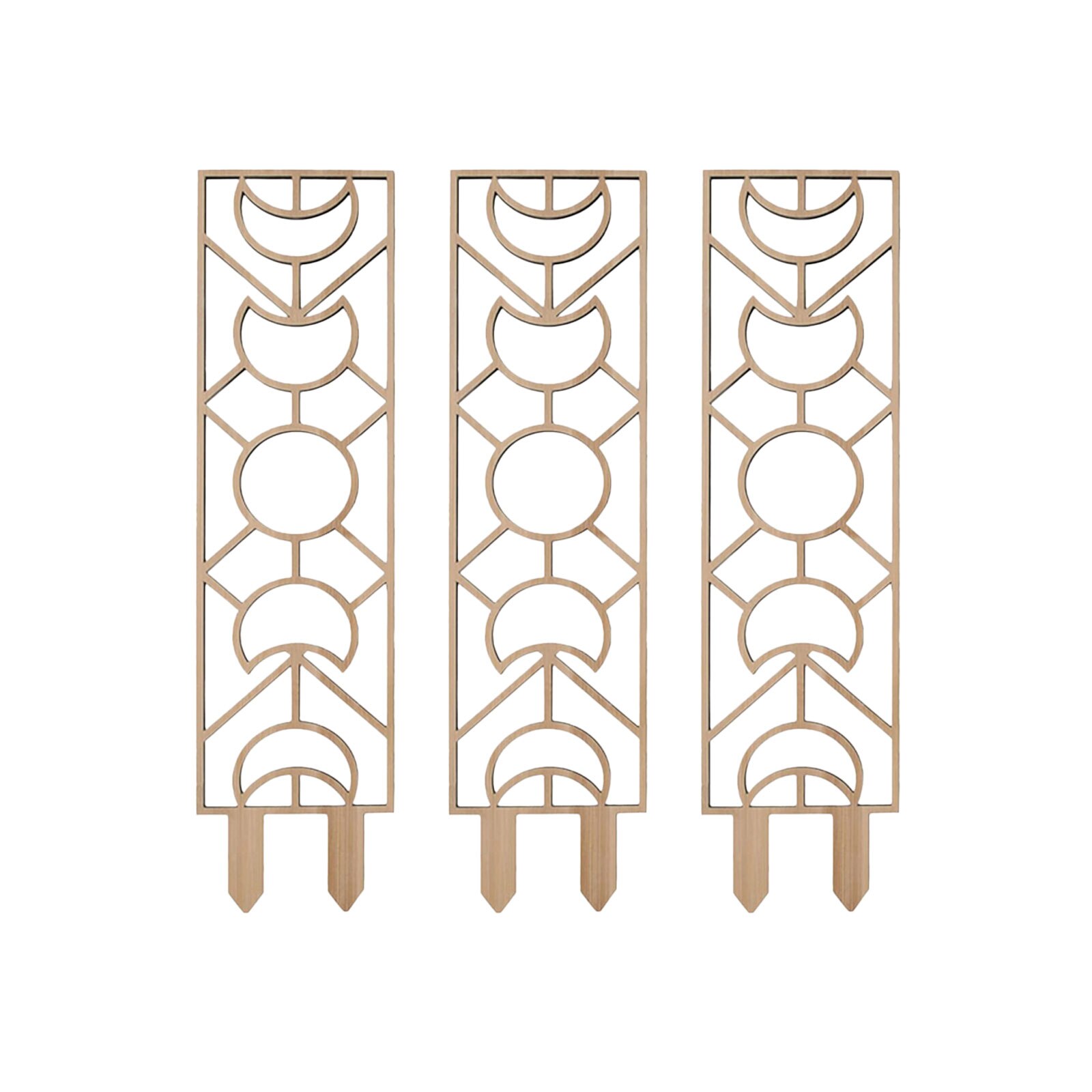 Small Potted Plant Trellis for Indoor Outdoor Garden Decoration Wooden Potted Plants Flowers Vines Climbing Training