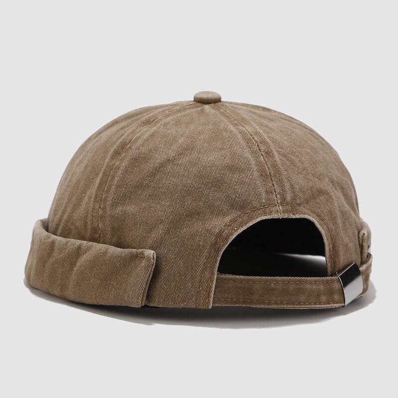 Retro beanie hat afslappet mænd street docker sailor biker hat kasketter til mænd kvinder kasket huer vinter hatte til mænd vintage motorhjelm mal