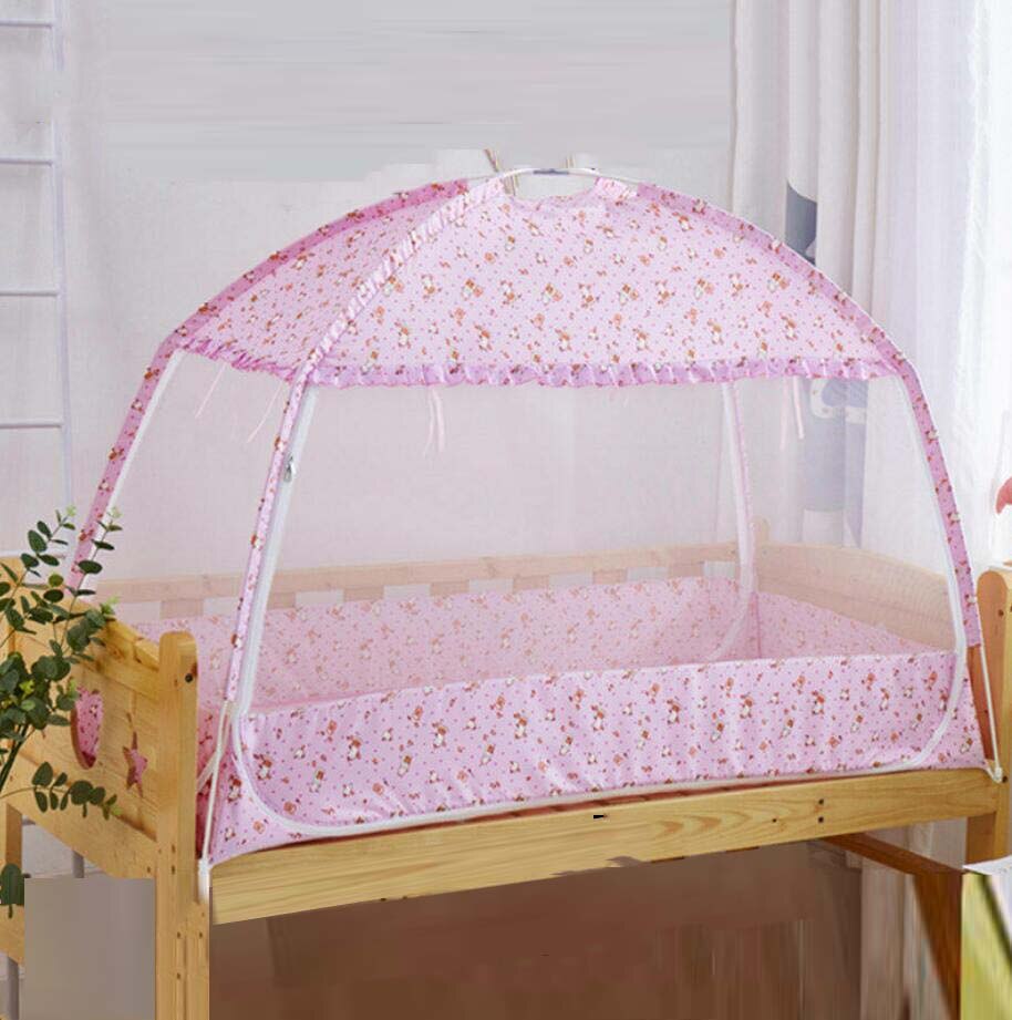 Opvouwbaar klamboe in meerdere maten voor kinderen, zomerluifel voor babybedje, anti-muggentent, mongoolse yurt, klamboe