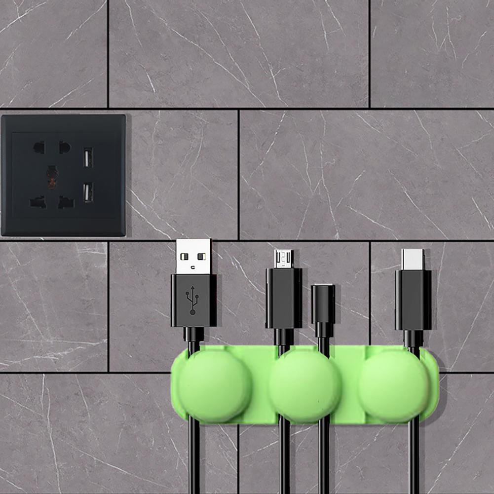 Organisateur de fil Compact et utile, 4/6 trous, gain de place, fixation de câble Portable, Flexible pour la maison