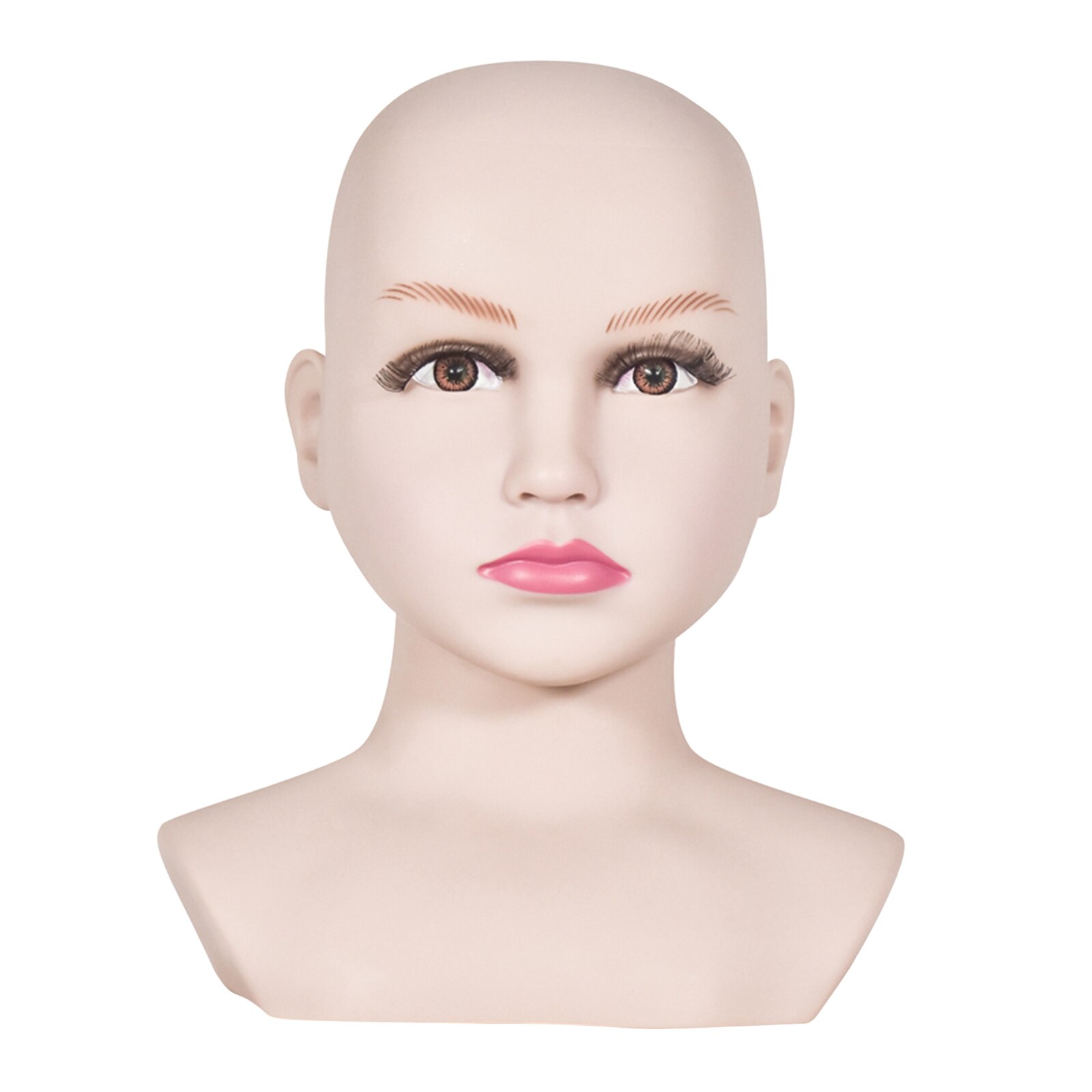 Lille barn mannequin hoveder mannequin dreng plastik børn dukke model til hat display