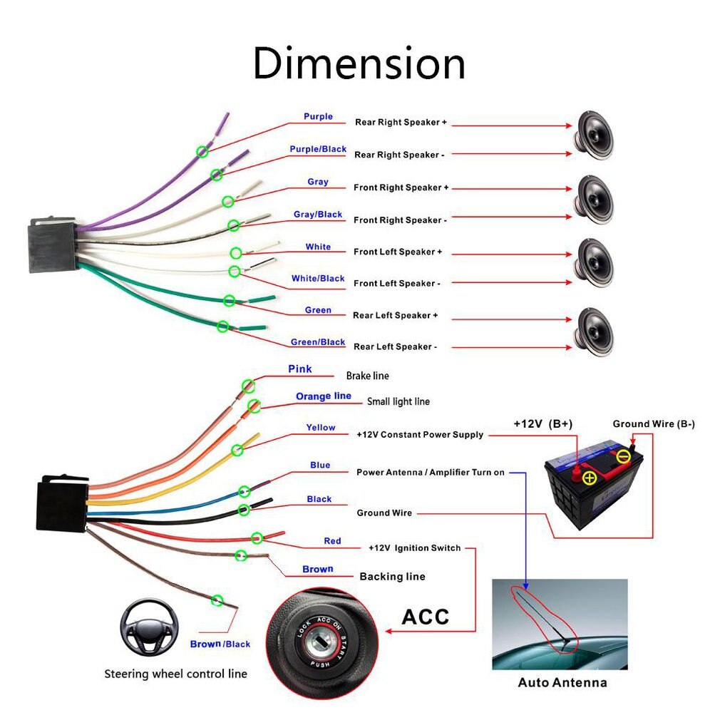 Auto Multimedia Speler Touch Screen High Definition Dual Usb Auto Mp5 Speler Draadloze Achteruitrijcamera Card Usb-Stick machine