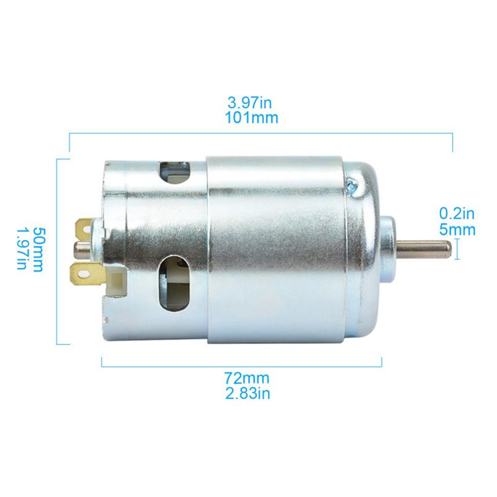 895 Motor Double Ball Round Shaft Double Bearing Ball Bearing Gear Motor Brush DC Motor Lawn Mower Electric Motor