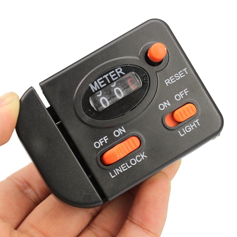 Fishing Line Length Counter Fishing Line Counter Full-featured Equipped With Light Fishing Tackle Tool