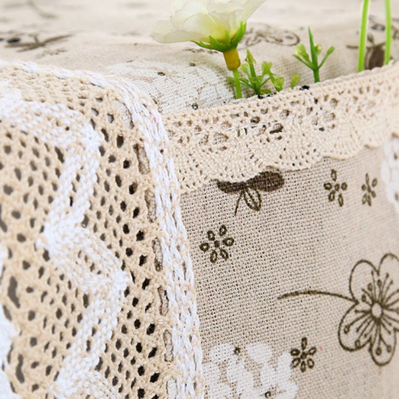 Microwave Cover Flower Language Green Oven Dust Cover
