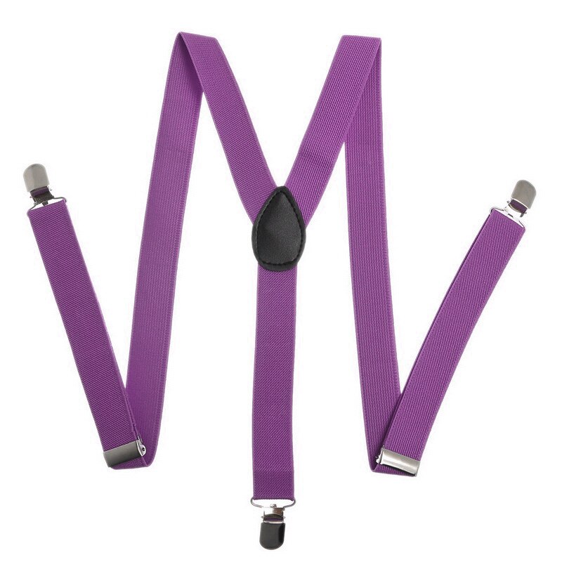 Justerbare elastiske seler til voksne unisex kvinder mænd y form elastiske clip-on seler 3 klips bukser seler: 11