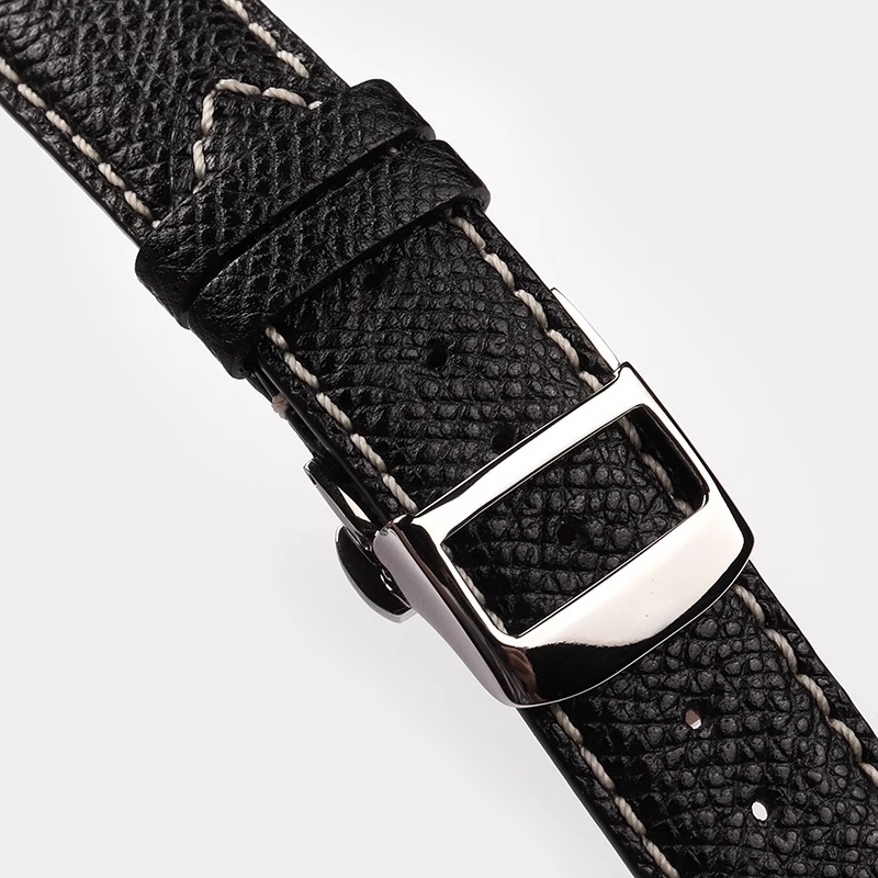 16mm 18mm 20mm Inzet Vlindergesp voor Jaeger LeCoultre Lederen Horlogeband Rubberen Band Zilver Rose goud Vouwsluiting