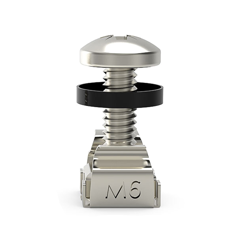 Y3NC Galvanized Cross Cabinet Screws Network Server Screw Chassis Wiring Frame Wire: M6x16 Nickel plated