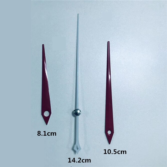 M2188 silencieux grand mur Quartz horloge mouvement mécanisme 22mm arbre réparation outil pièces Kit bricolage ensemble avec des mains en métal: A3