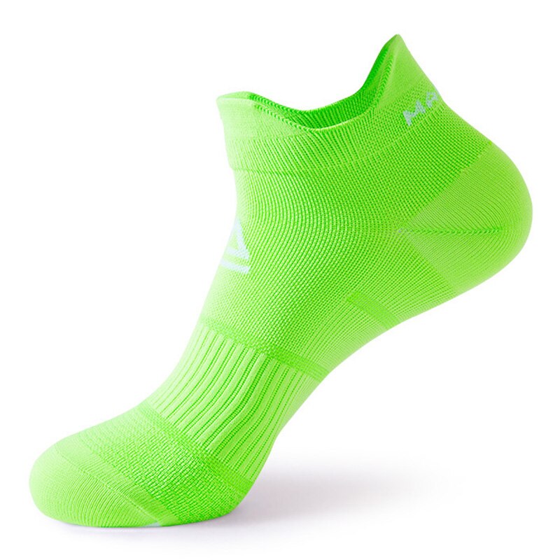 Sportliche lauf- und radsocken für damen und herren, dünn, atmungsaktiv, schnelltrocknend, kurze kompressionssocken für Fitness und freizeit: Grün / Männer 40-44