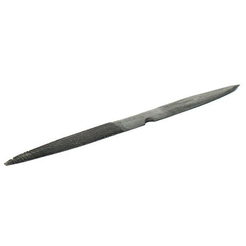 8 Inch Steel Double Ended Flat And Half Round Wax Carving File