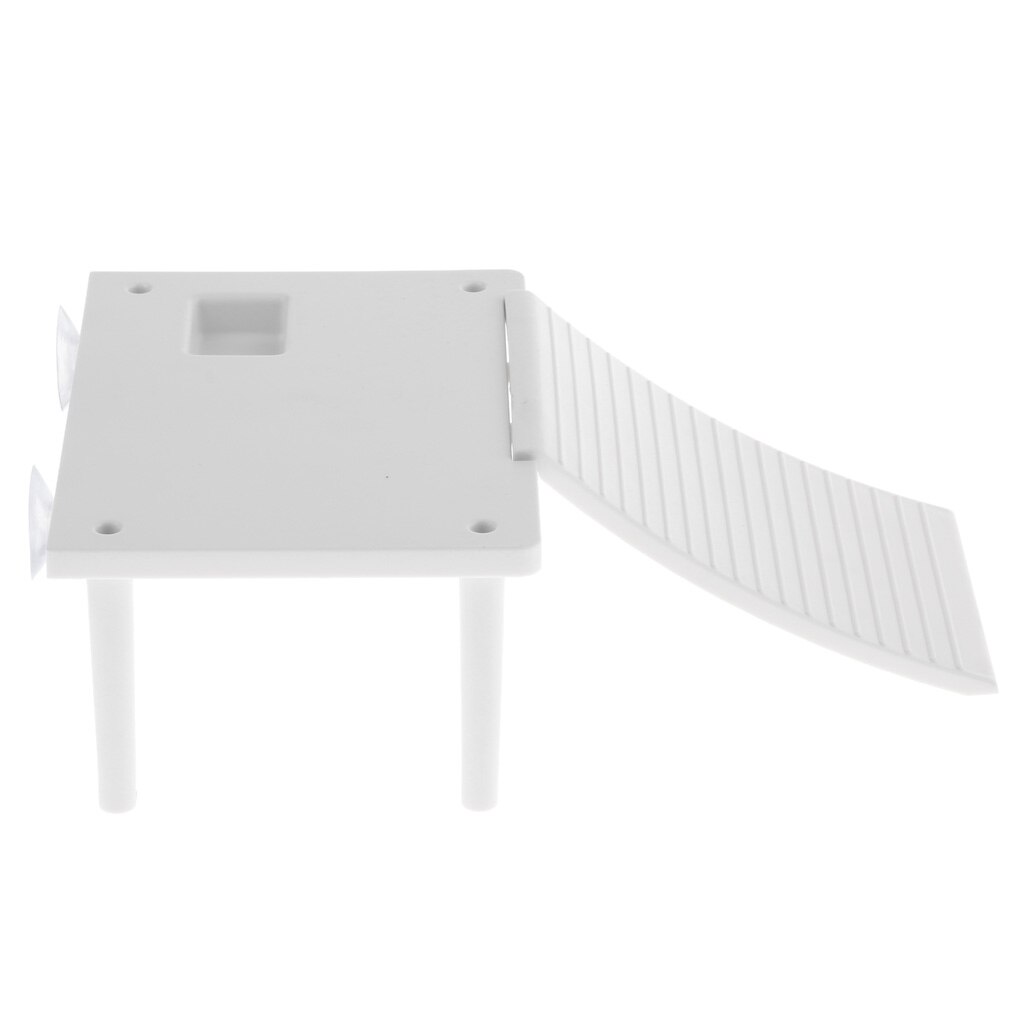 Reptile Aquarium Turtle Floating Island Climbing Basking Platform Staircase