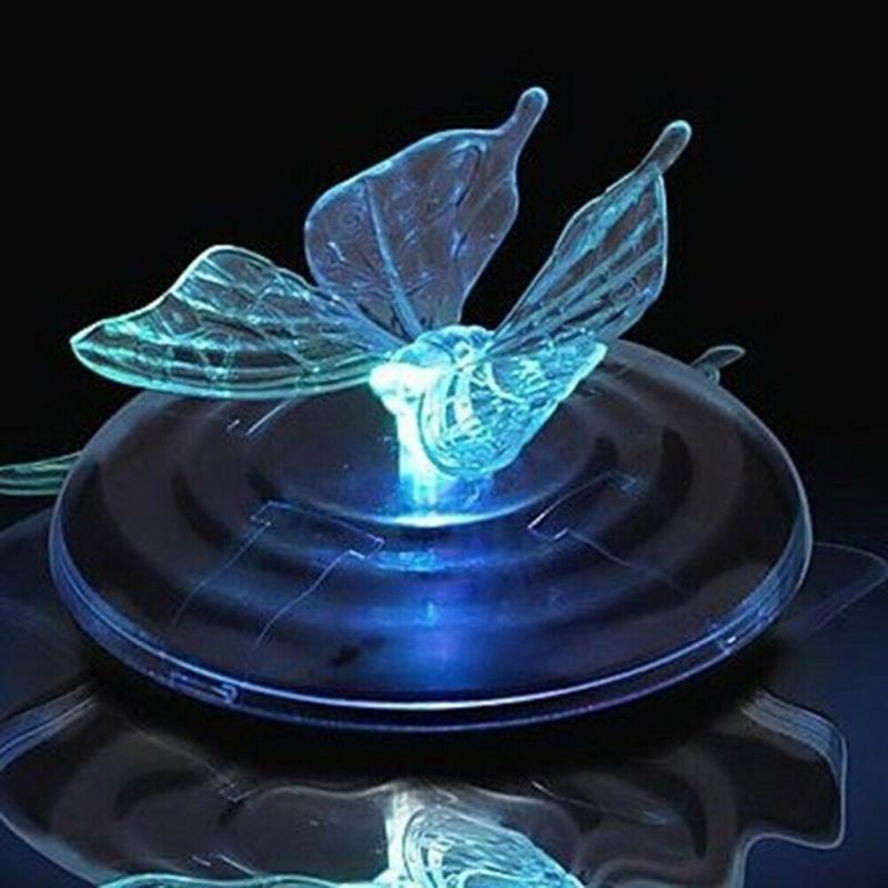 Solar- LED schweben Lampe RGB Farbwechsel Schmetterling/Libelle bilden Garten Ich bin Freien Schwimmen Brunnen Schwimmbad Wasser Licht Wohnkultur