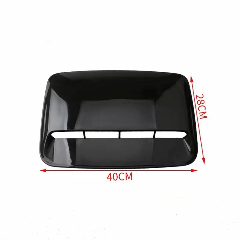 Capó de entrada de flujo de aire Universal para coche, capó de ventilación, cubierta decorativa, capó de salida de aire lateral central, accesorios exteriores para automóvil: Lavanda