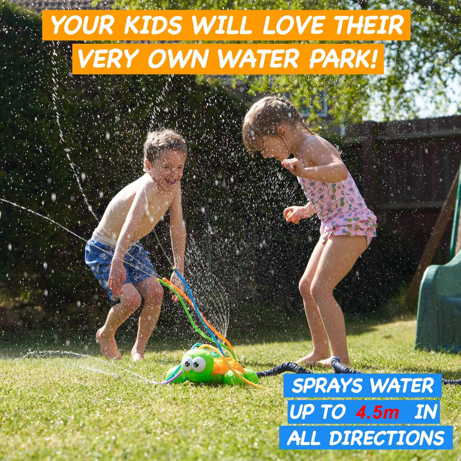 Outdoor Waternevel Sprinkler Voor Kinderen En Peuters Achtertuin Spinning Schildpad Sprinkler Speelgoed Wiggle Buizen Spatten Plezier Voor Zomer