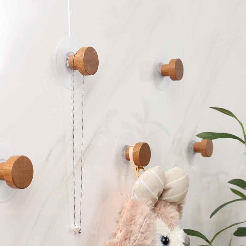 Holzhaken, geometrische bilden, Holz-Wandhaken, Holz-Kleiderhaken, KleiderbüGel zum Aufhängen von Kleidung, Mützen, Schals und Handtüchern Ich bin Schlafzimmer