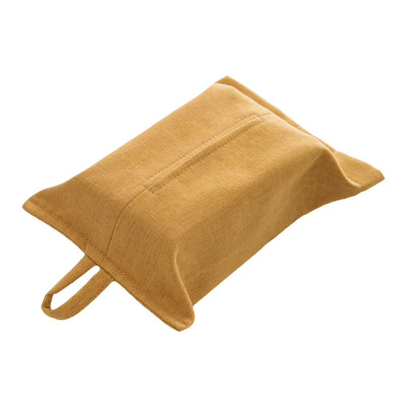 Boîte à mouchoirs en tissu à corde suspendue, Style minimaliste, couverture de mouchoirs pour salon, bureau domestique, sac en papier monté sur voiture, Type suspendu