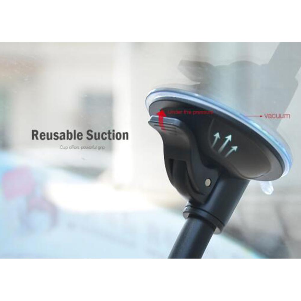 Universal Car Phone Holder Car Mount Navigation Grip Long Arm Windshield Car Cradle With Extra Dashboard Base Car Accessories