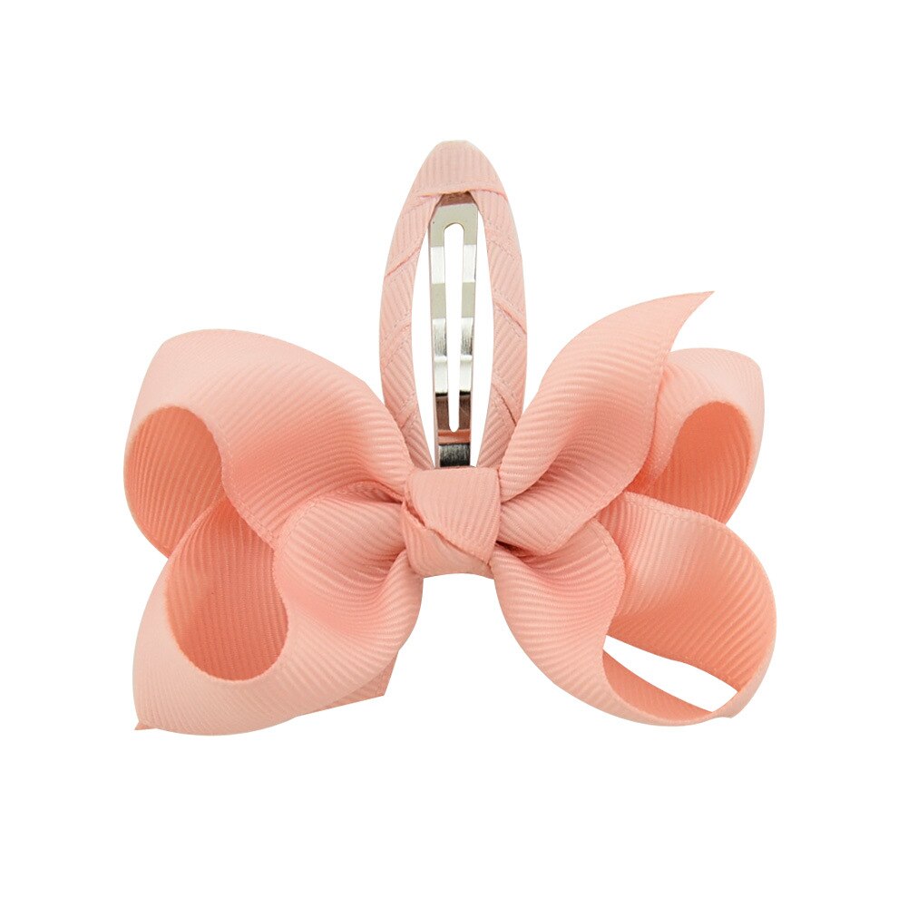 Sweet Top Hair Clip Grosgrain Ribbon Hair Bow Barrettes For Girls Princess Flower Headband Headwear Kids Hair Accessories: Color 8
