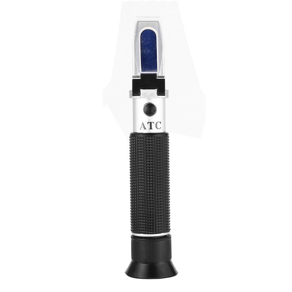 Salimètre 0 ~ 10% de mètre de réfractomètre de salinité d'eau de mer à double échelle outil de mesure pour la surveillance d'eau de mer d'aquarium