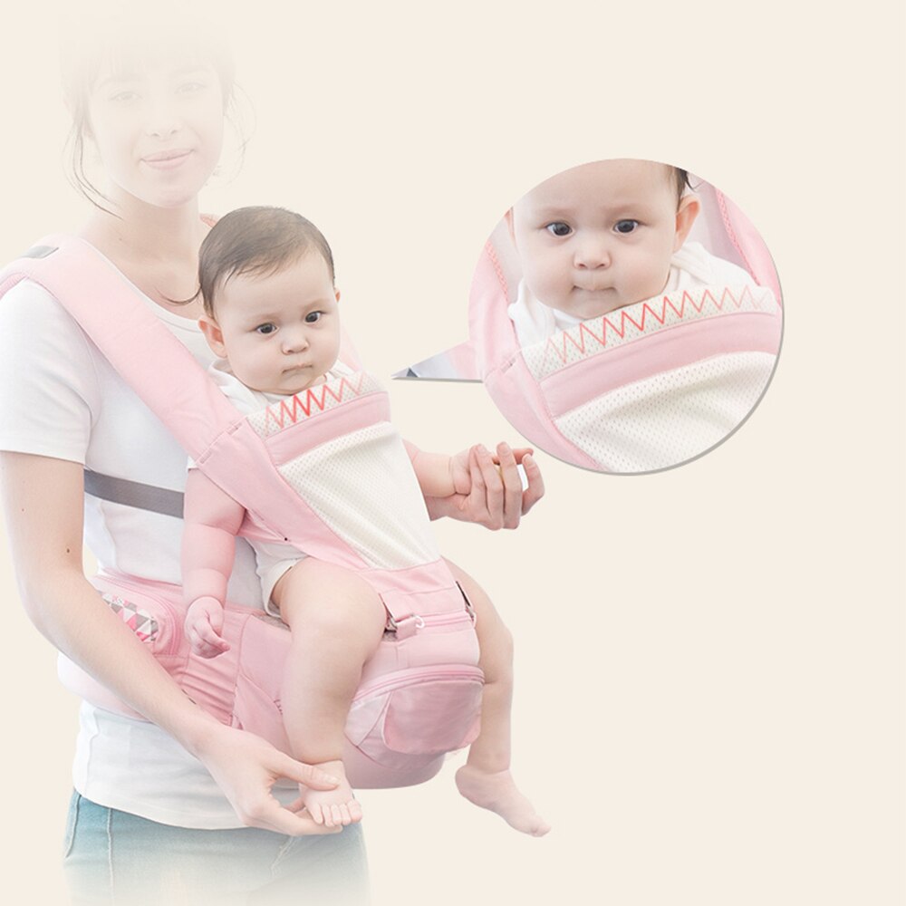 Multifunctionele Babydrager Riem Ergonomische Carry Rugzak Taille Kruk Hip Seat Pasgeboren Ademend Voorzijde Gemonteerde Sling Seat