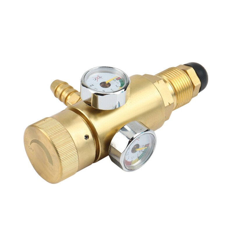0.01-1.6Mpa Pressure Reducing Valve Brass Propane Gas Pressure Reducer Pro Air Flow Regulator Gauge Meter For Welding