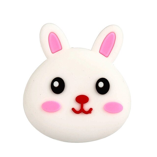 Bumper Handle Rubber Stopper Round Self Adhesive Crash Protector Wall Silicone: Rabbit