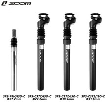 ZOOM – tige de selle de vélo de montagne 27.2/30.9/31.6mm X350mm, amortisseur de Suspension, pièces de bicyclette vtt