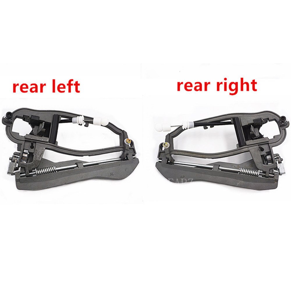 Manija marco de soporte de la puerta frontal Exterior trasera izquierda LH del lado del conductor para 00-07 BMW X5 e53 51218243615 51218243615