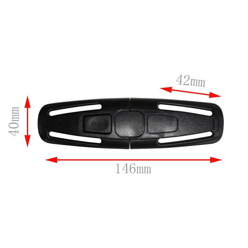 Baby Safety Seat Lock Seat Belt Buckle Adjuster Harness Chest Child Clip Safe Buckle Child Durable Car Safety Seat Accessories