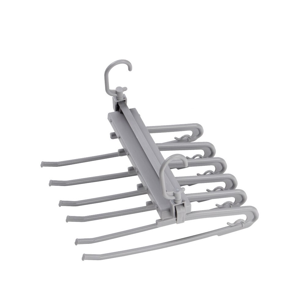 Multi-Layer Multi-Function Retracble Racks Trousers Hanger Clothing Storage Organization Non-Slip Trouser Pants Hanger: 01