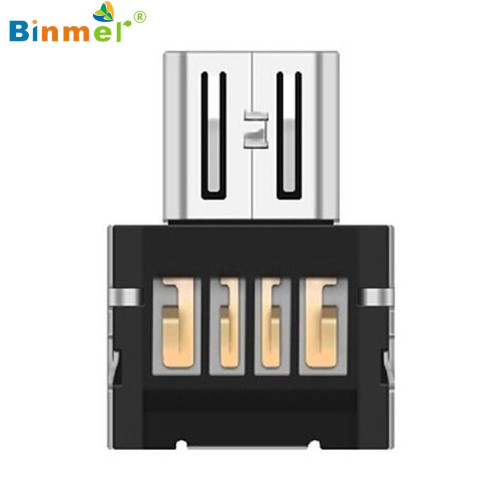 Binmer Gratis bezorging Mini USB 2.0 Micro USB OTG Converter Adapter Mobiel OM ONS USB Adapter Transform Micro September 12