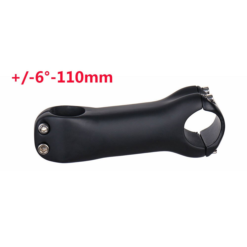 ELITA ONE Bicycle Stem Carbon Fibre MTB/Road Bike Stem 6/17 Degree 31.8MM Handlebar Stem UD/Black 70-130mmmm: 6Degree110mm-2105