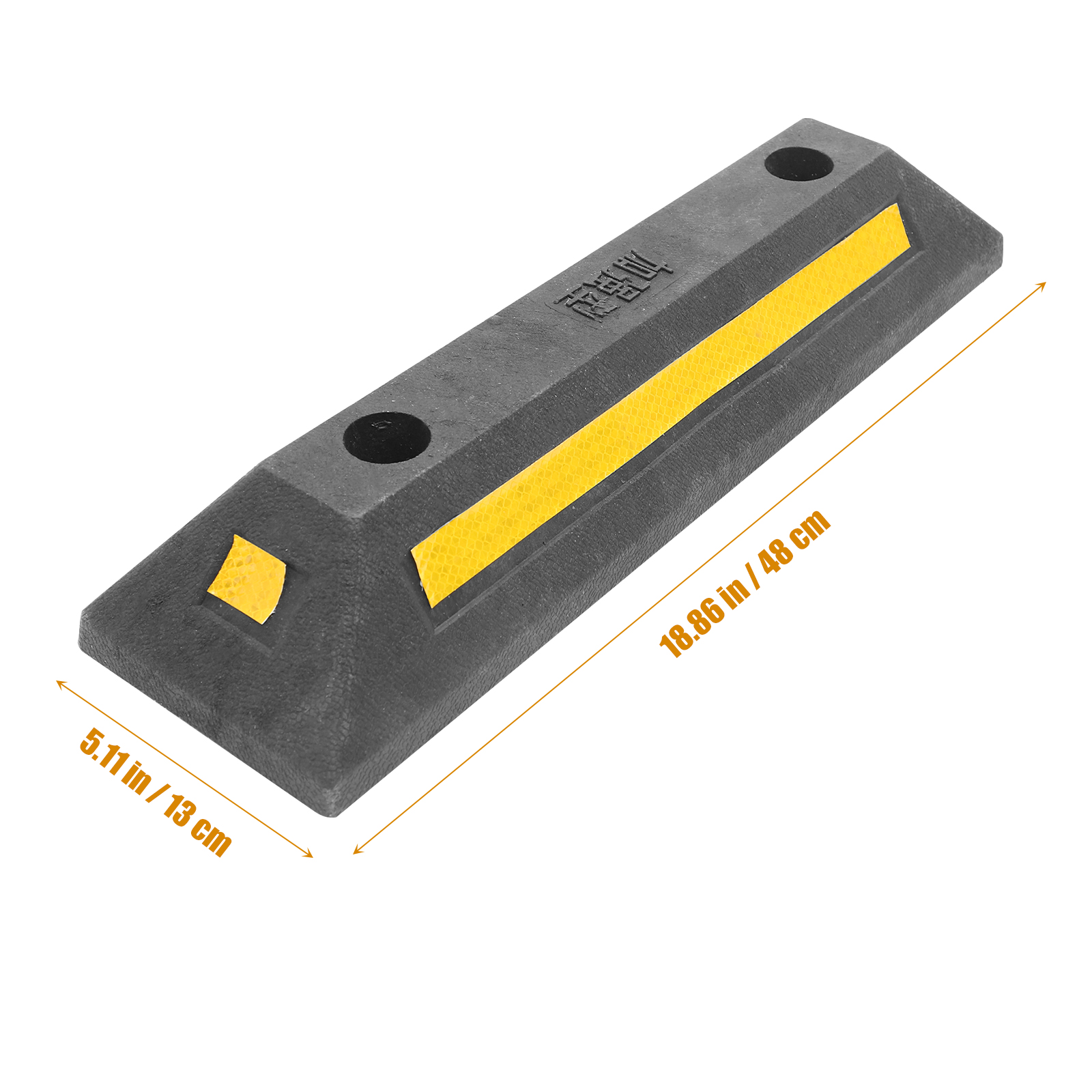 Parkeringsstopper for garasje gummiforsterkede dekk hjulklosser stopper parkeringsplassstopper gummihjulklosser justerer