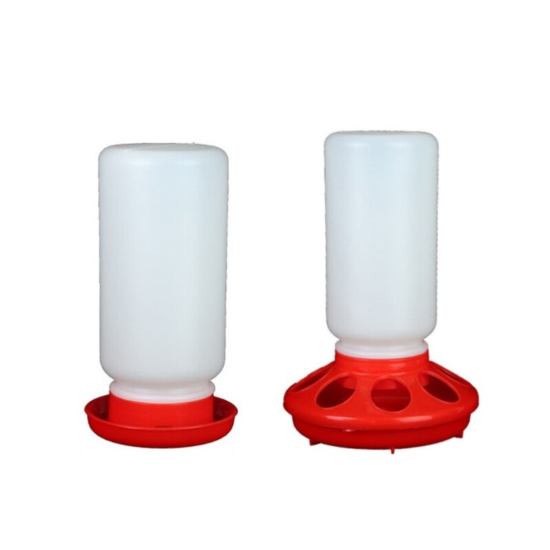 Chick Waterer and Feeder Automatic Small Poultry Water Drinkers Food Dispensers Harmless Food Grade Plastic Material