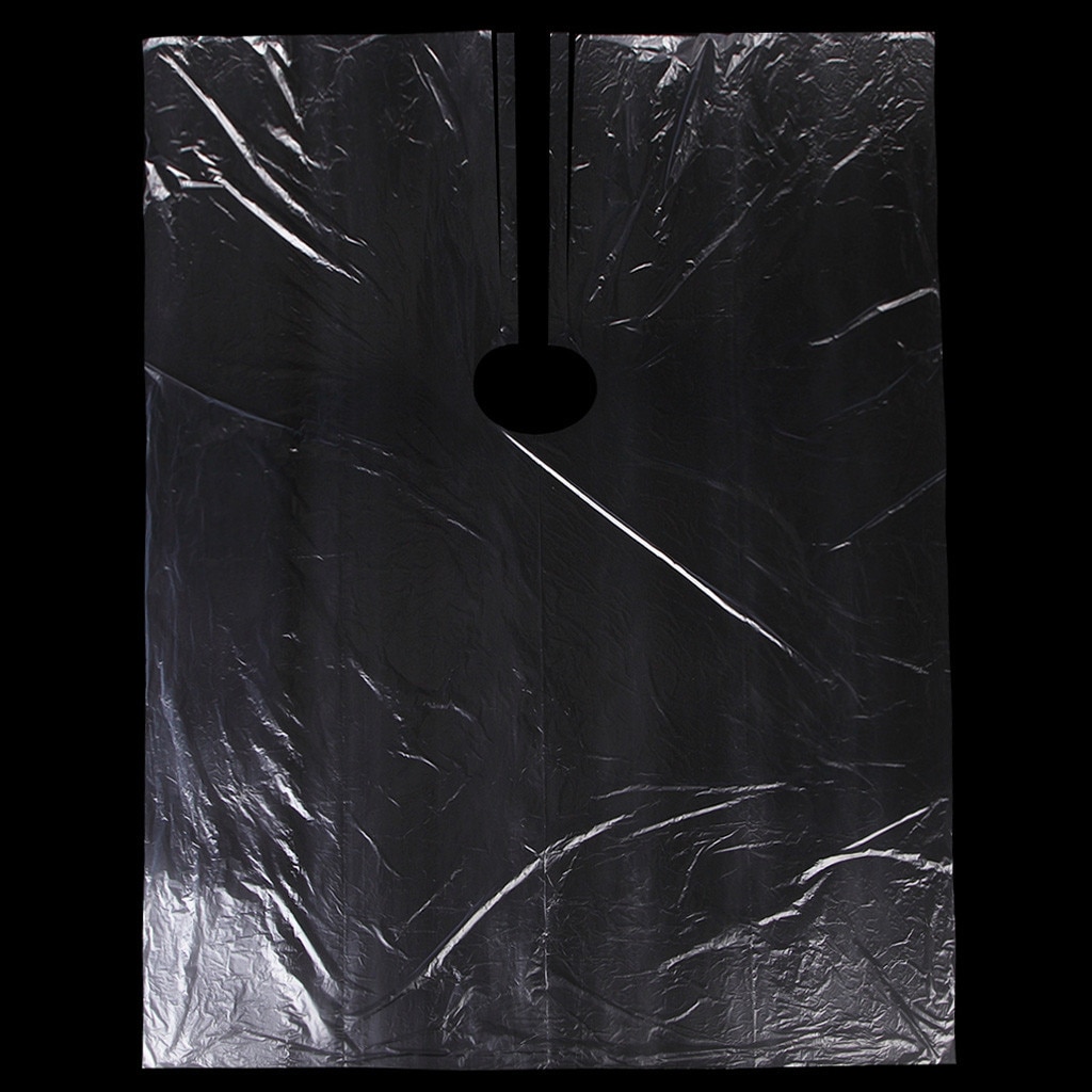 50PCS Disposable Waterproof Hair Salon Capes Washing Pads Shampoo Cape Barber Salon Cape Hair Cutting Gown Barber Barbers Cape#