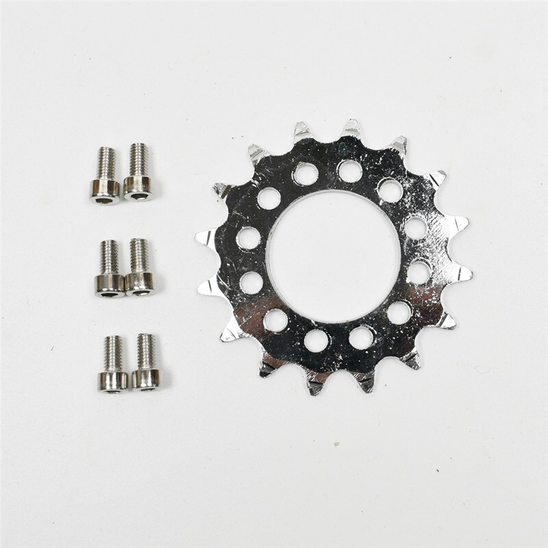16T Fixed Gear For Bicycle Disc Brake Mount Bolts-fixed Chain Wheel 6 Screw Disc Hub Convert To Fix Gear Single Speed Fixed Cog